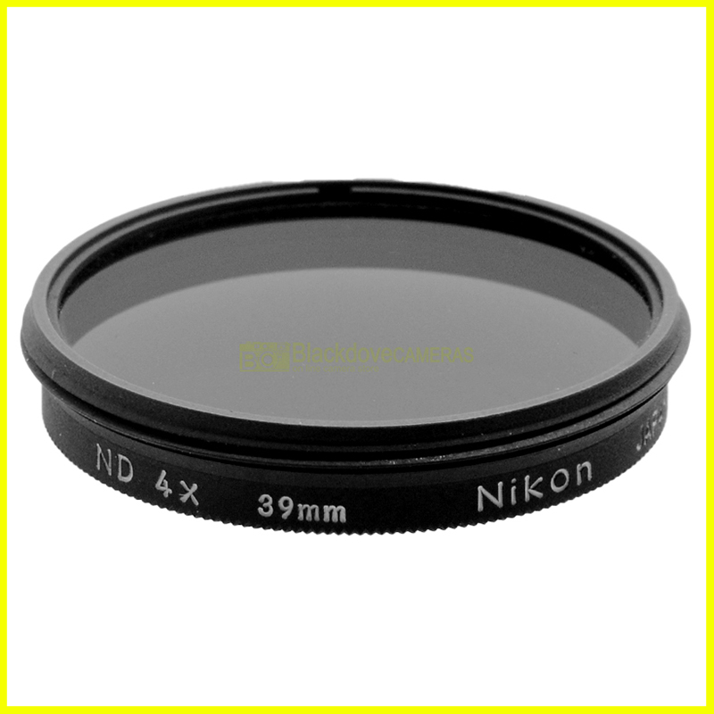 Nikon ND x4 39mm. Filtro densità neutra a vite M39. Neutral density filter.