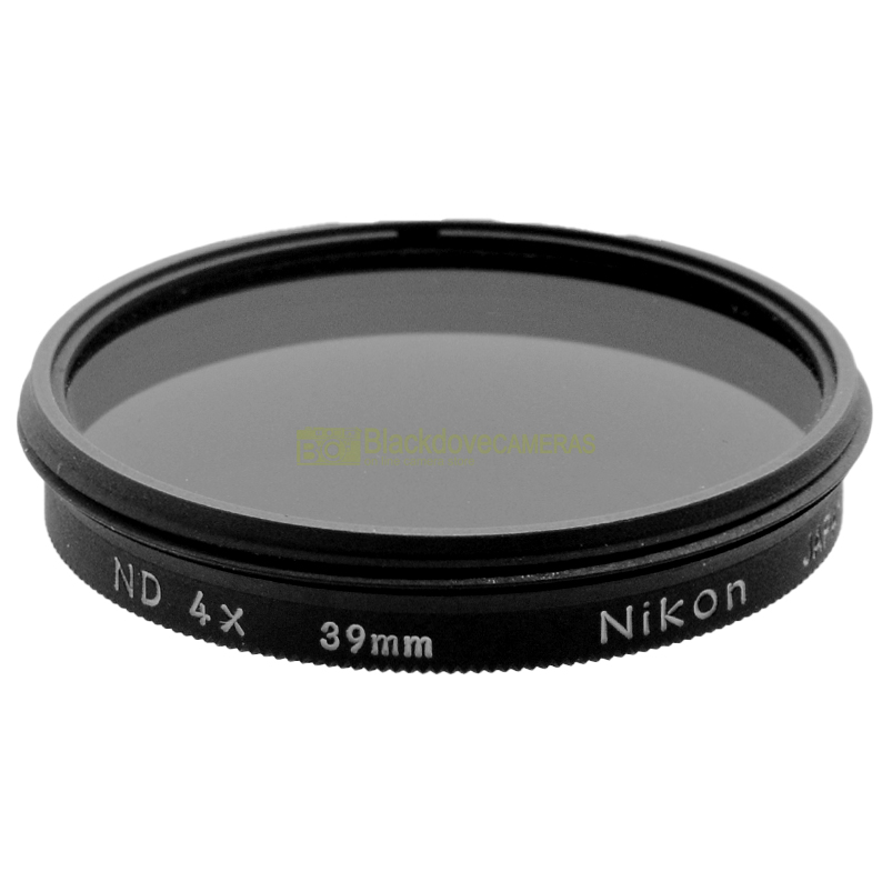 Nikon ND x4 39mm. Filtro densità neutra a vite M39. Neutral density filter.