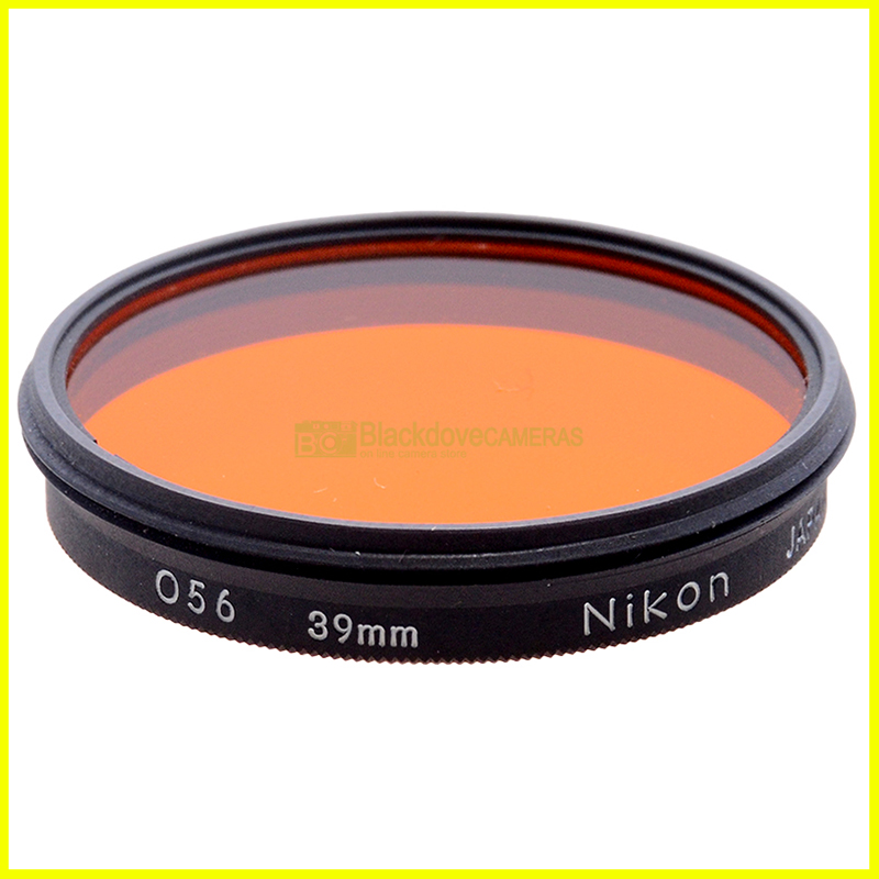 Nikon O56 arancione 39mm. Filtro arancio a vite M39. Orange filter.