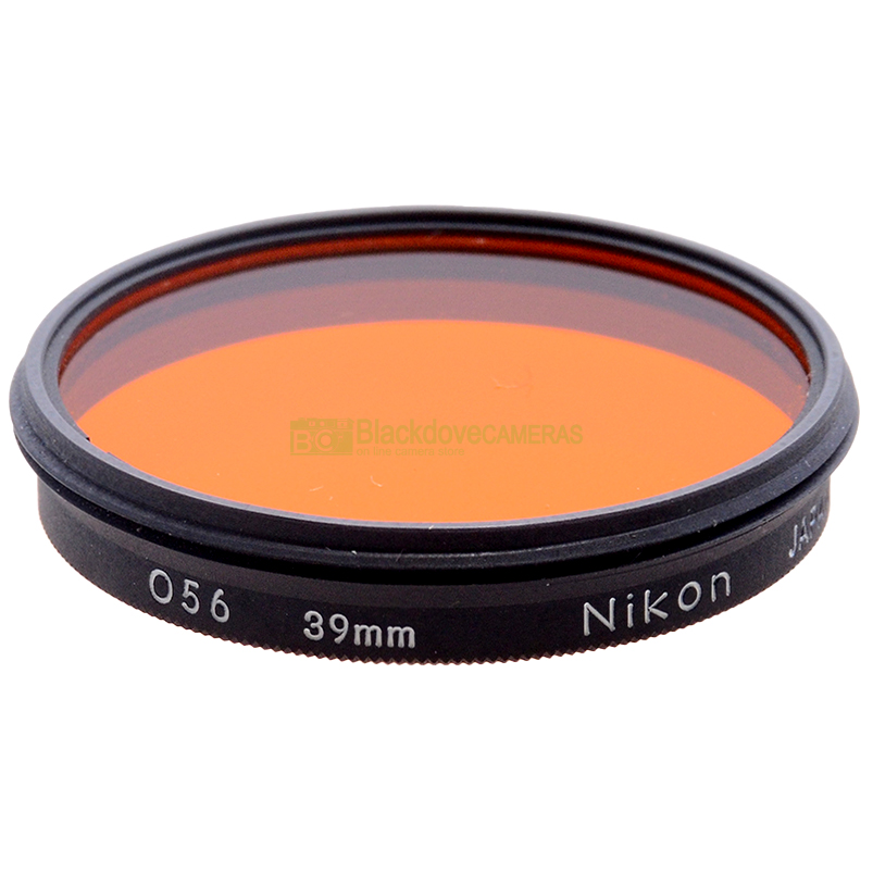 Nikon O56 arancione 39mm. Filtro arancio a vite M39. Orange filter.
