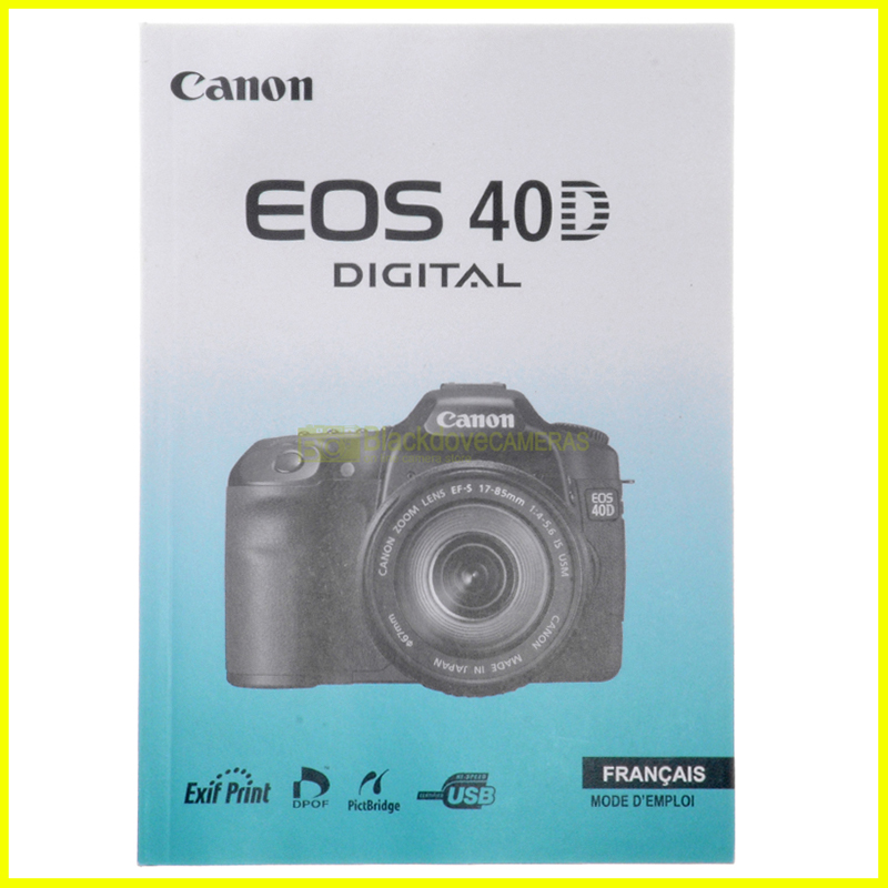 “Canon mode d'emploi”