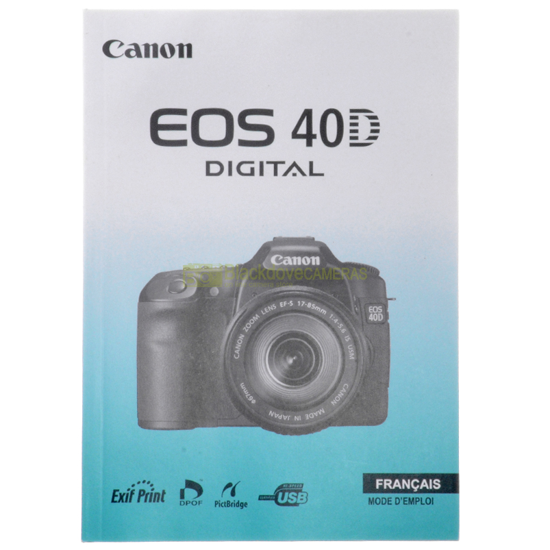 “Canon mode d'emploi”