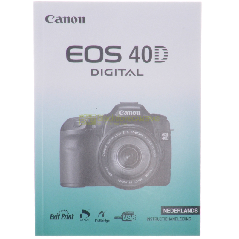 “Canon Instructiehandleiding”