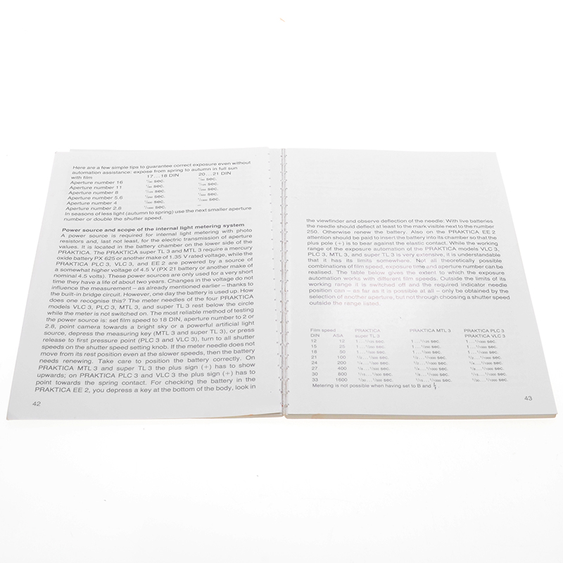 “Praktica user manual”