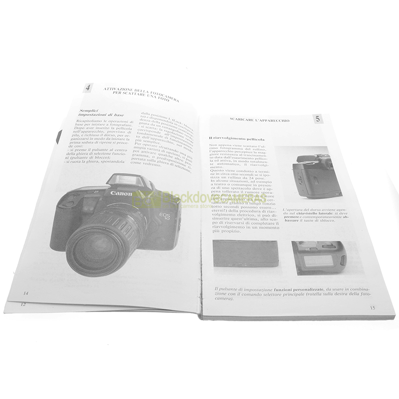 Guida pratica alla Canon EOS 10. Le fotoguide di TuttiFotografi. Italiano.