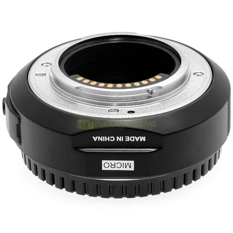 Adapter per obiettivi 4/3 su fotocamere micro 4/3, Autofocus come Olympus MMF-2