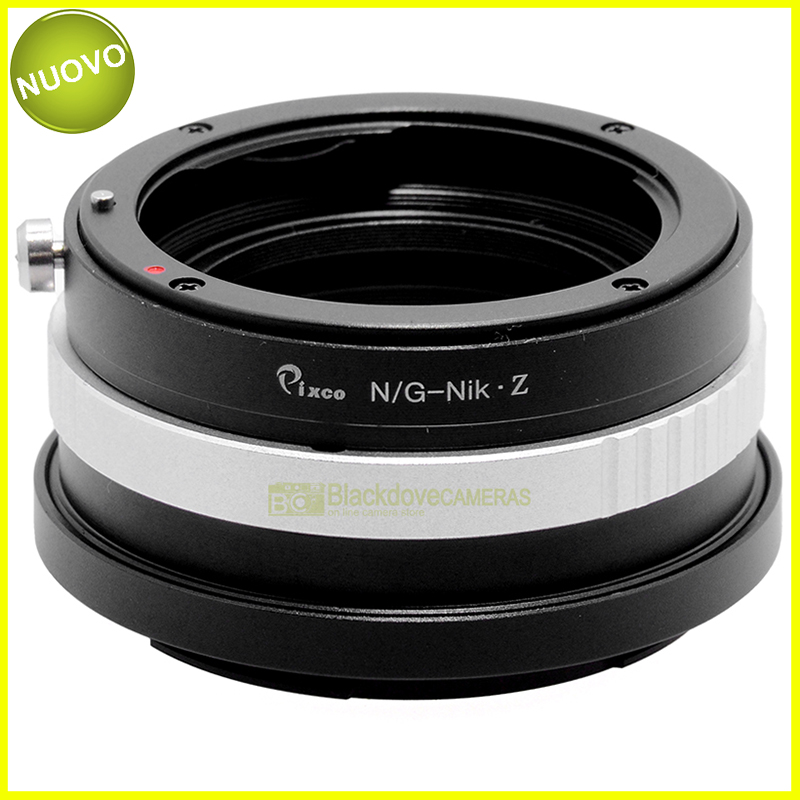 Adapter per obiettivi Nikon G su fotocamera Nikon Z mirrorless Adattatore ghiera