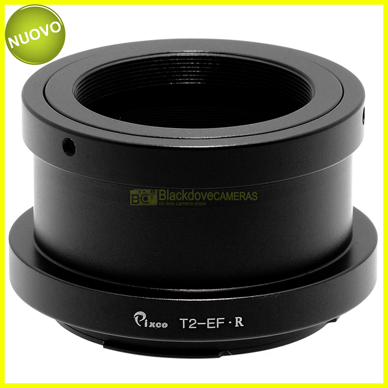 Adapter per obiettivi e accessori a vite T2 su fotocamera Canon EOS R Adattatore