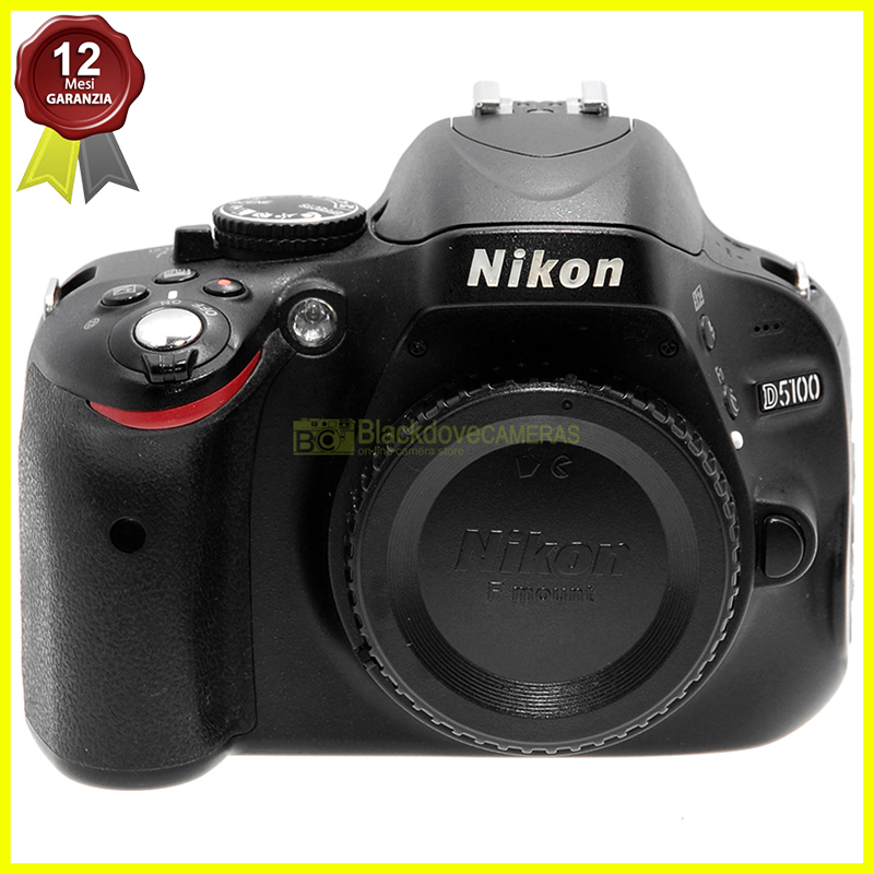 Nikon D5100 body fotocamera reflex digitale. Macchina fotografica, video HD.