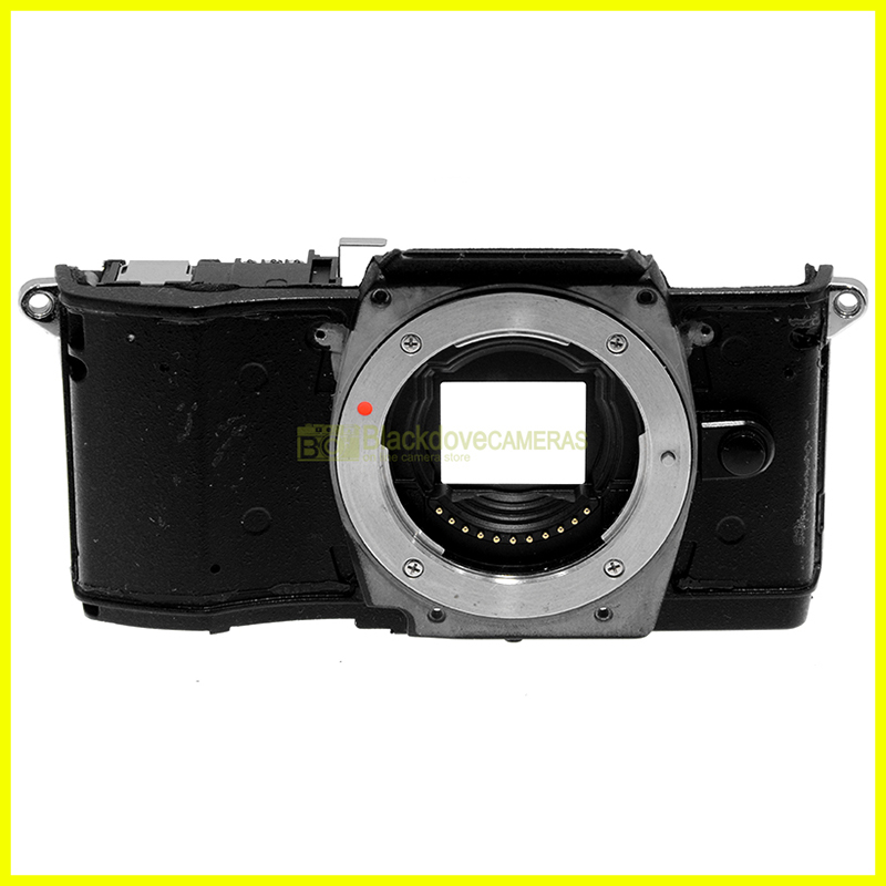 Copertura anteriore con vano batteria per Olympus OM-D E-M5 1° serie. Ricambio.