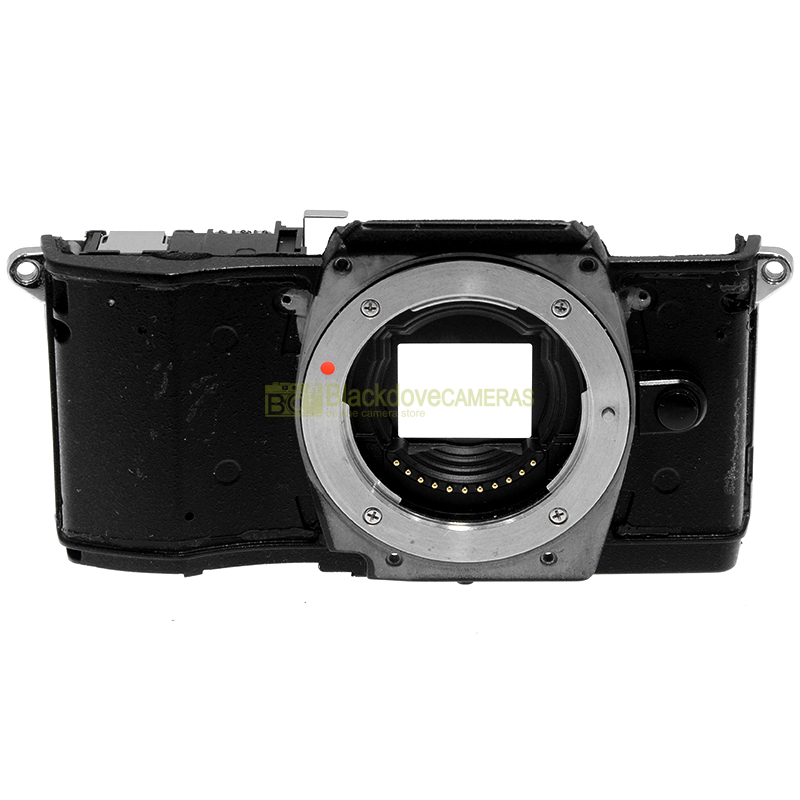 Copertura anteriore con vano batteria per Olympus OM-D E-M5 1° serie. Ricambio.