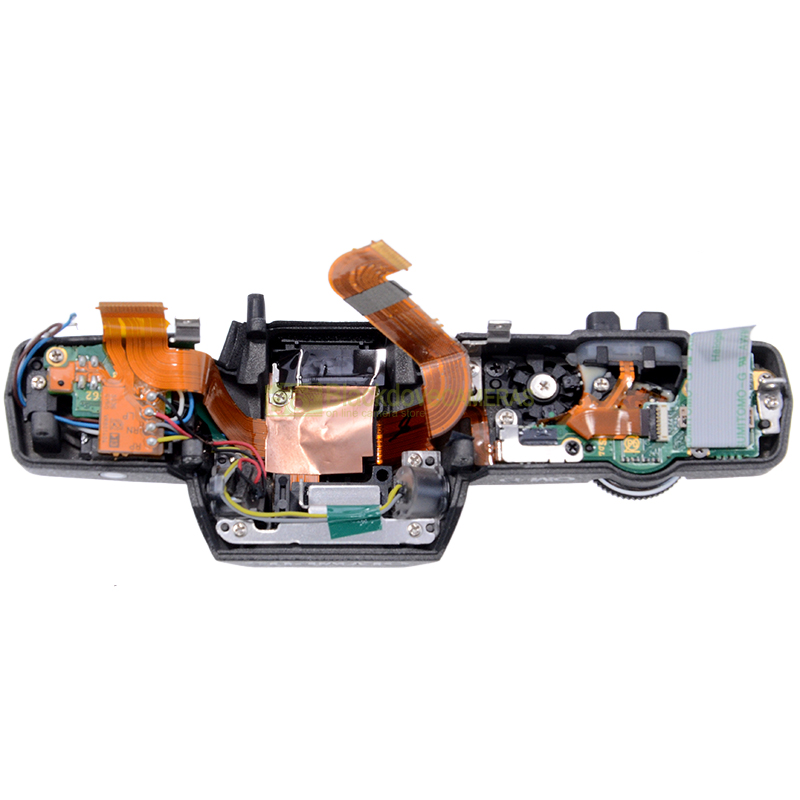 Calotta superiore con ghiere per Olympus OM-D E-M5 1° serie. Ricambio. Spare.