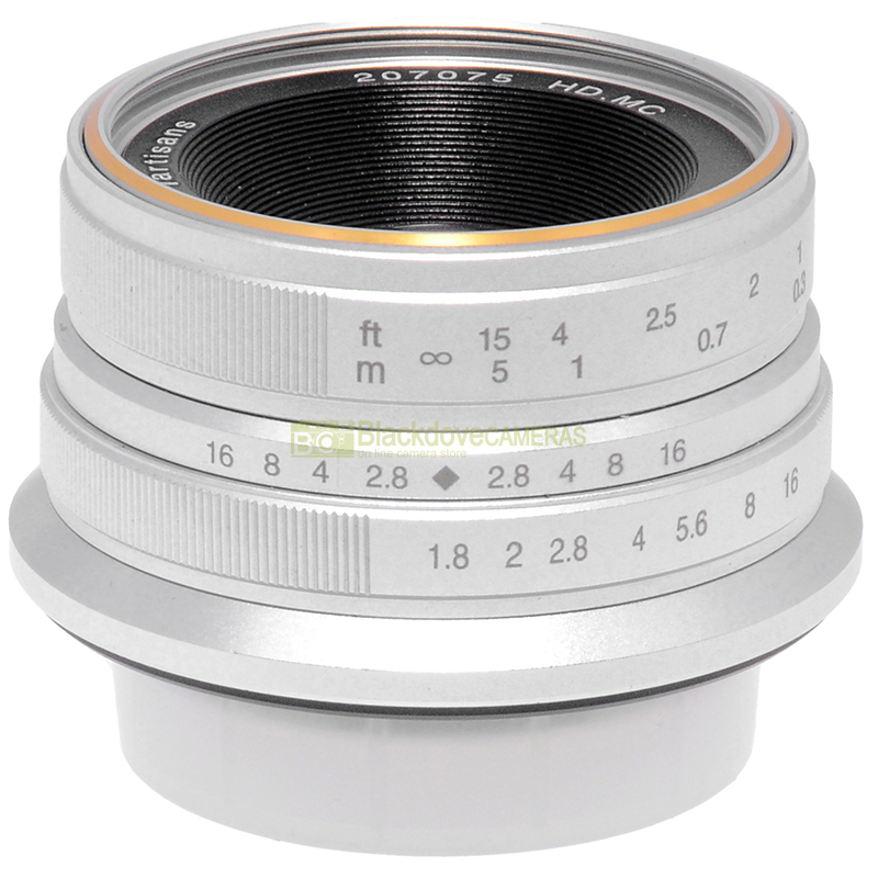 7Artisans 25mm. f1,8 obiettivo manual focus per fotocamere digitali Fujifilm X