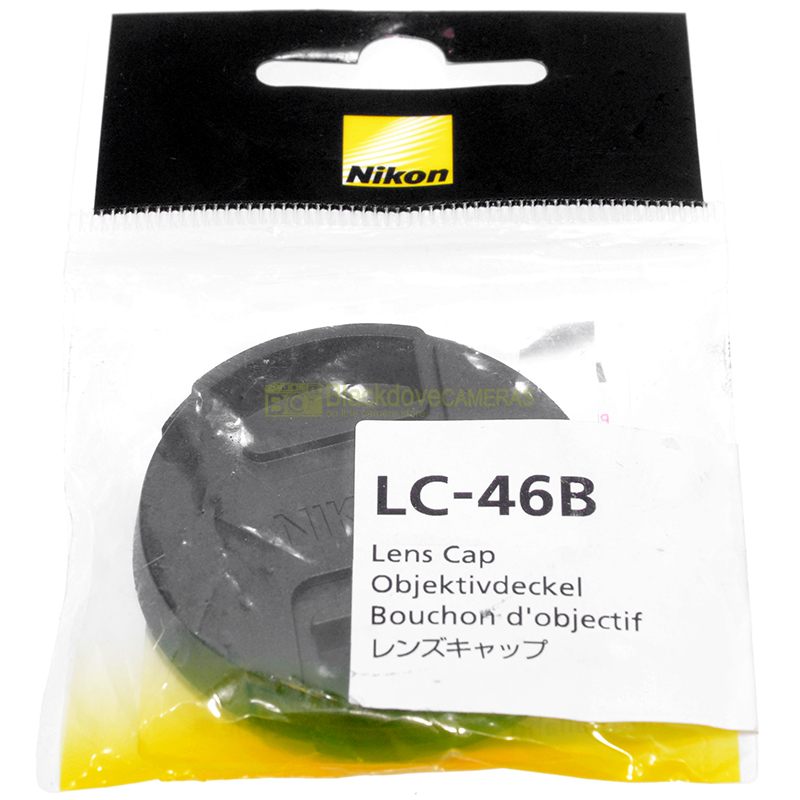 Nikon LC-46b tappo copri-obiettivo anteriore 46mm. ORIGINALE LC46 lens cover