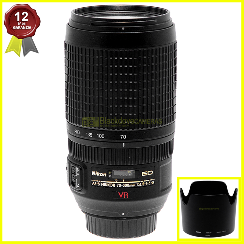 Nikon AF-S Nikkor 70/300mm f4,5-5,6 G ED VR