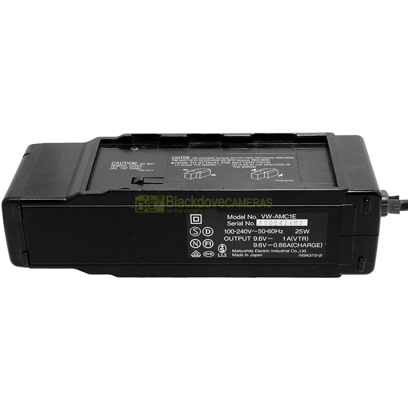 Panasonic VW-AMC1E Caricabatterie doppio per videocamere VHS MC-10. MC10 charger