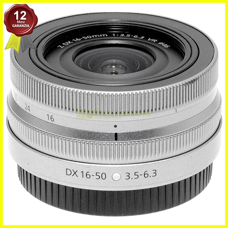 “Nikon Z Nikkor 16/50mm. f3,5-6,3 obiettivo zoom DX per fotocamere mirrorless.”