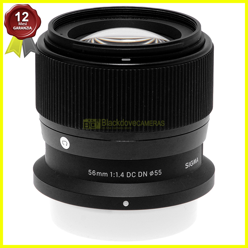 “Sigma 56mm. f1,4 DC DN obiettivo DX per fotocamere mirrorless Nikon Z.”