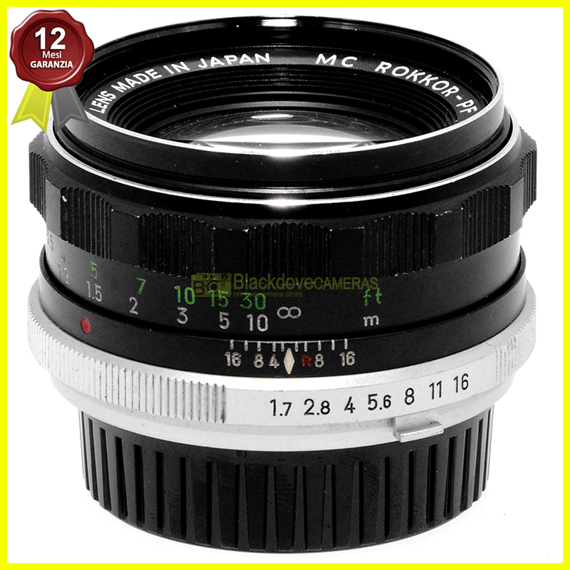 Minolta MC Rokkor-PF 55mm f1,7 obiettivo per fotocamere a pellicola MC MD SR