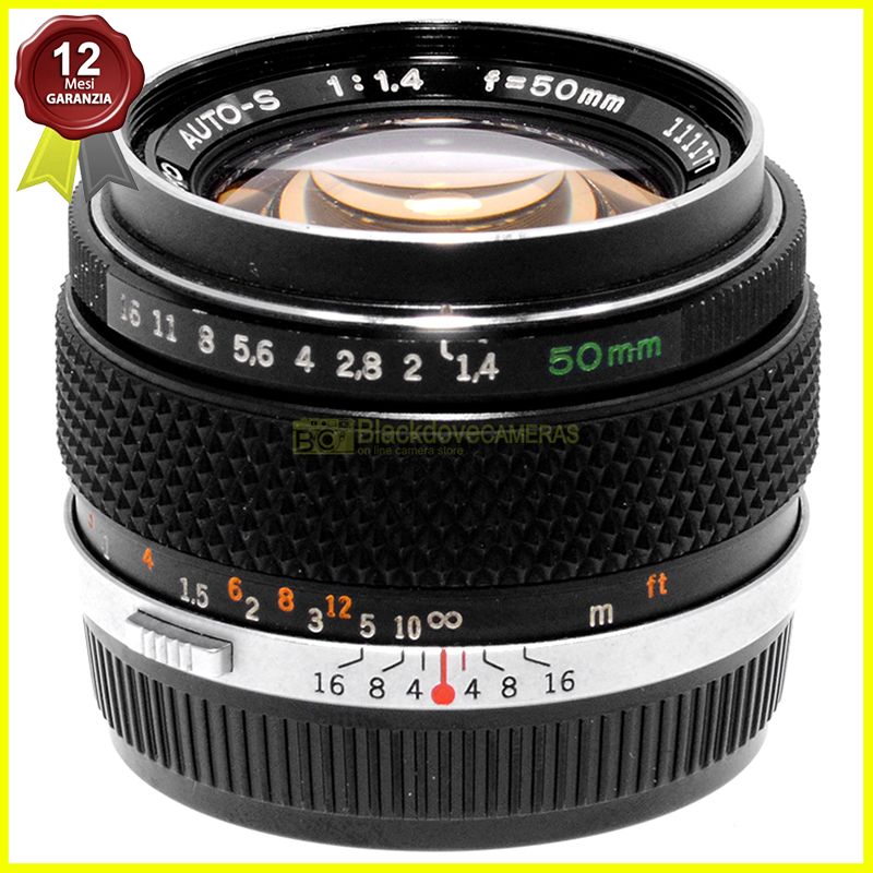 Olympus OM system Zuiko Auto-S 50mm f1,4, Obiettivo per fotocamere reflex