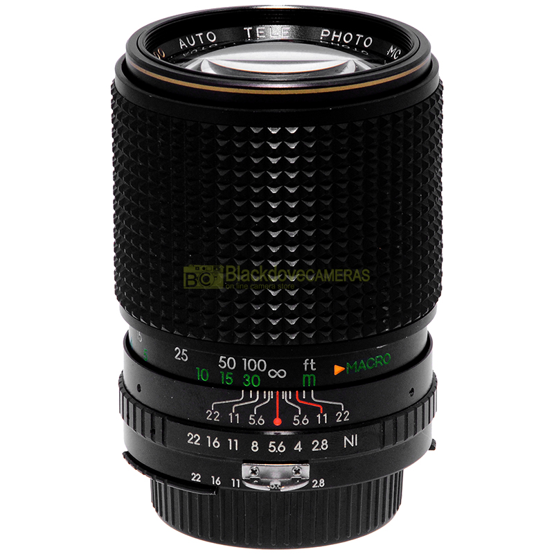 Imado 135mm f2,8 MC Macro 1:7. Tele Obiettivo per fotocamere analogiche Nikon AI