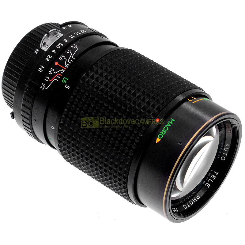 Imado 135mm f2,8 MC Macro 1:7. Tele Obiettivo per fotocamere analogiche Nikon AI