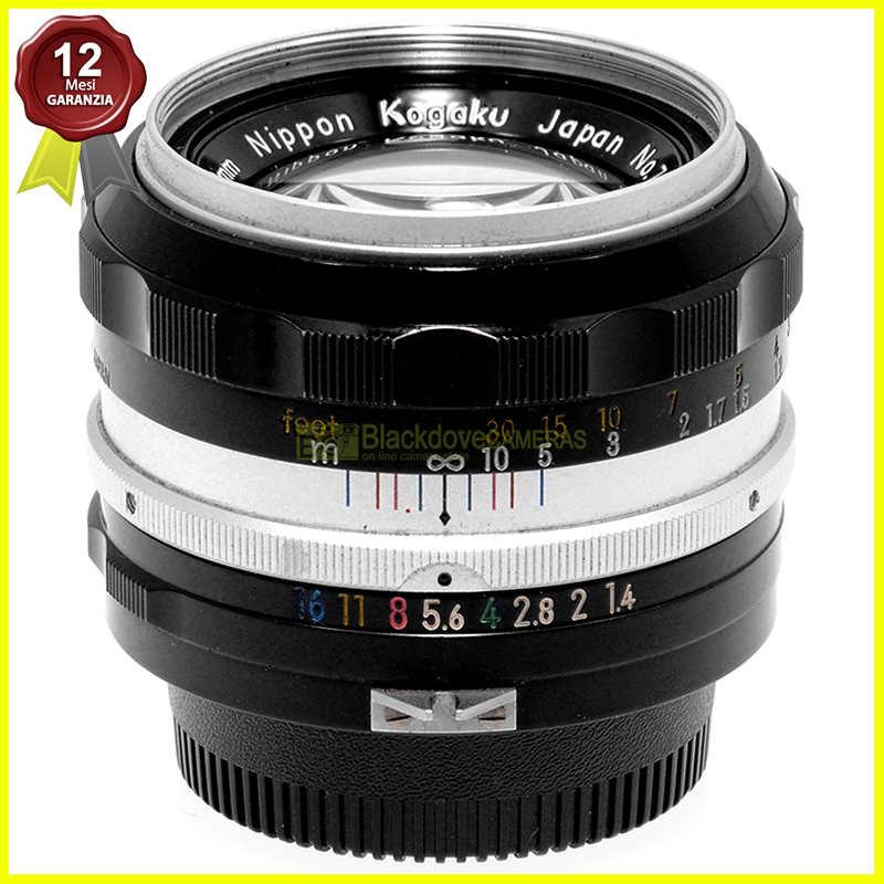 Nikon Nikkor 50mm f1,4 obiettivo per fotocamere reflex con baionetta F pre AI