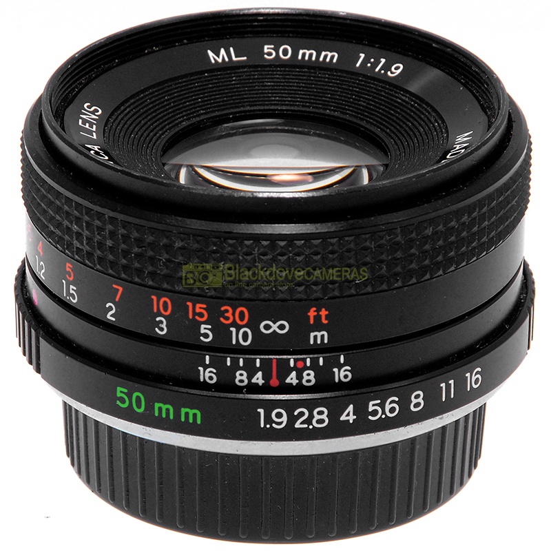 Obiettivo Yashica ML 50mm f2 per fotocamere reflex analogiche Contax/Yashica