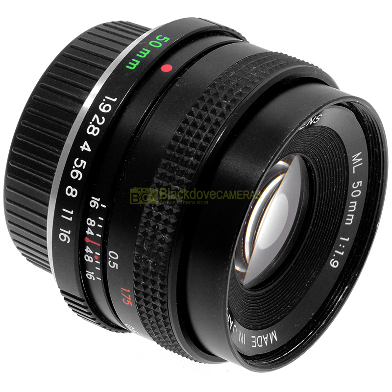Obiettivo Yashica ML 50mm f2 per fotocamere reflex analogiche Contax/Yashica