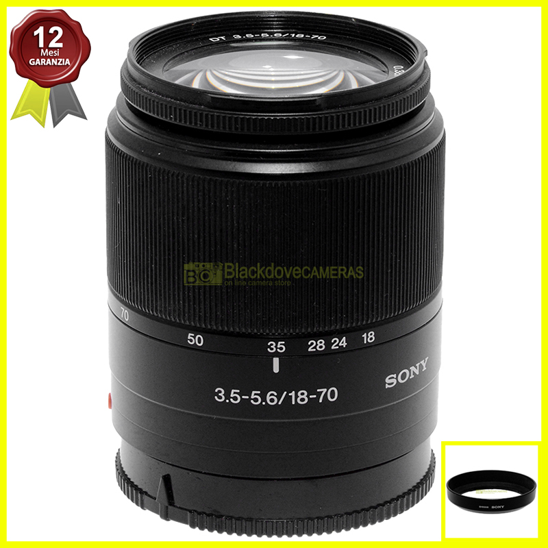 Sony AF 18/70mm. f3,5-5,6 DT per fotocamere digitali A-Mount Sony e Minolta
