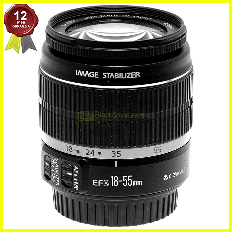 Canon EF-S 18-55mm f3,5-5,6. Obiettivo zoom per fotocamere digitali EOS AF.