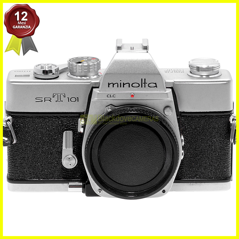 “Minolta SRT-101 fotocamera reflex a pellicola, otturatore meccanico Revisionata!