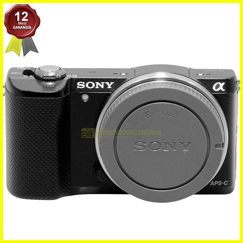 Sony A5000 body Fotocamera digitale mirrorless full frame 20,0Mp. A5000 black