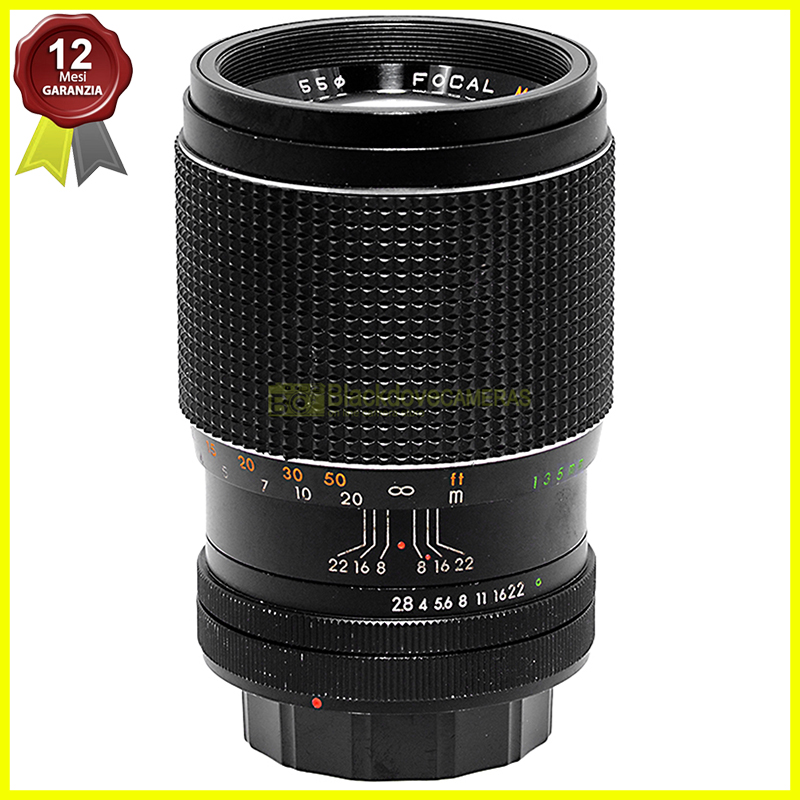 Focal 135mm f2,8 MC Tele Obiettivo per fotocamere manual focus Canon FD e FL