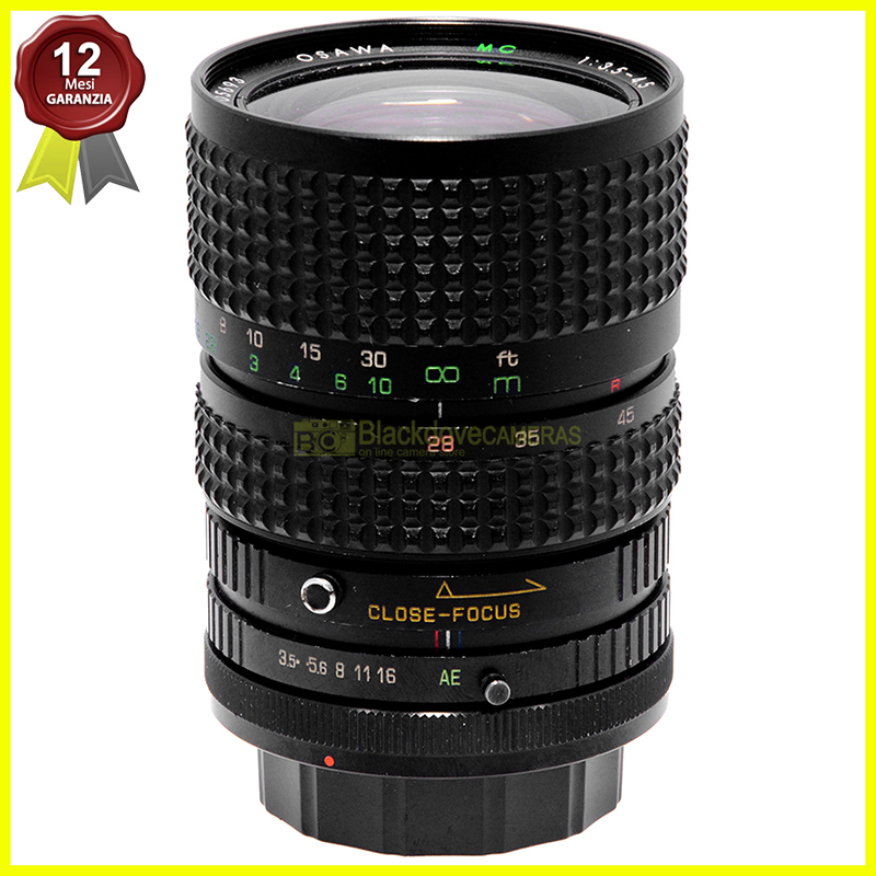 Osawa 28/80mm. f3,5-4,5 Macro, obiettivo Zoom per fotocamere Canon FD-FL