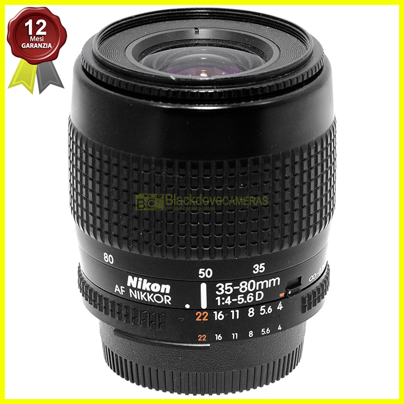 Nikon AF-D Nikkor 28/80mm f4-5,6 Black. Obiettivo full frame FX per fotocamere