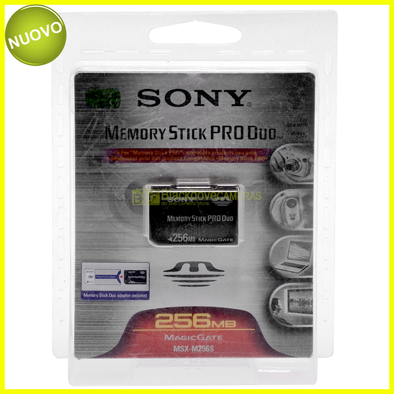 Sony MSX-M256S 256MB Memory Stick PRO Duo256Mb con adattatore MSAC-M2