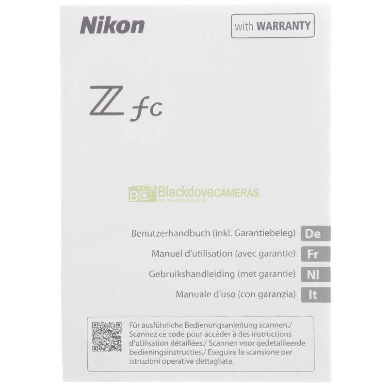 “Manuale fotocamera Nikon”