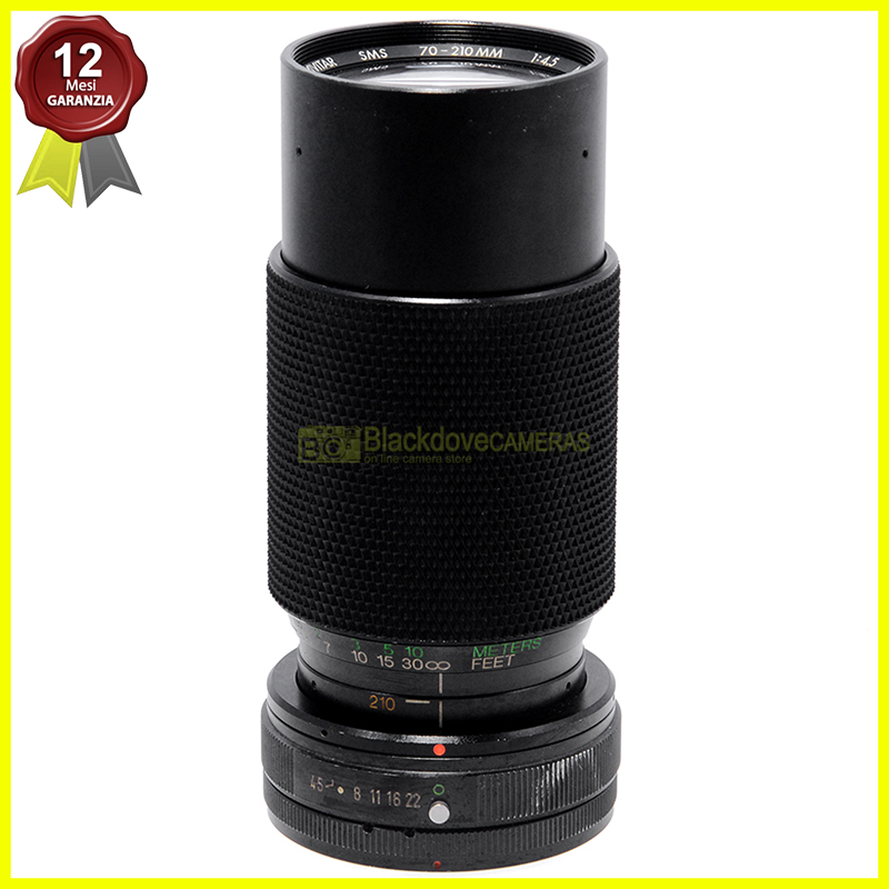 Vivitar 70/210mm f4, MC Macro SMS, obiettivo Zoom per fotocamere Canon FD-FL