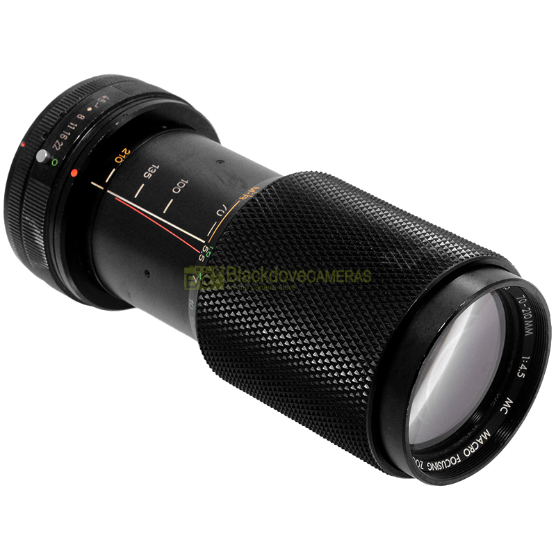 Vivitar 70/210mm f4, MC Macro SMS, obiettivo Zoom per fotocamere Canon FD-FL