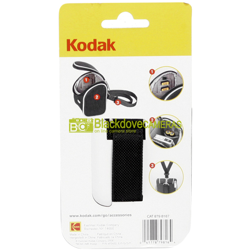 Custodia per fotocamere digitali Kodak. Nuova. Per piccole compatte e accessori