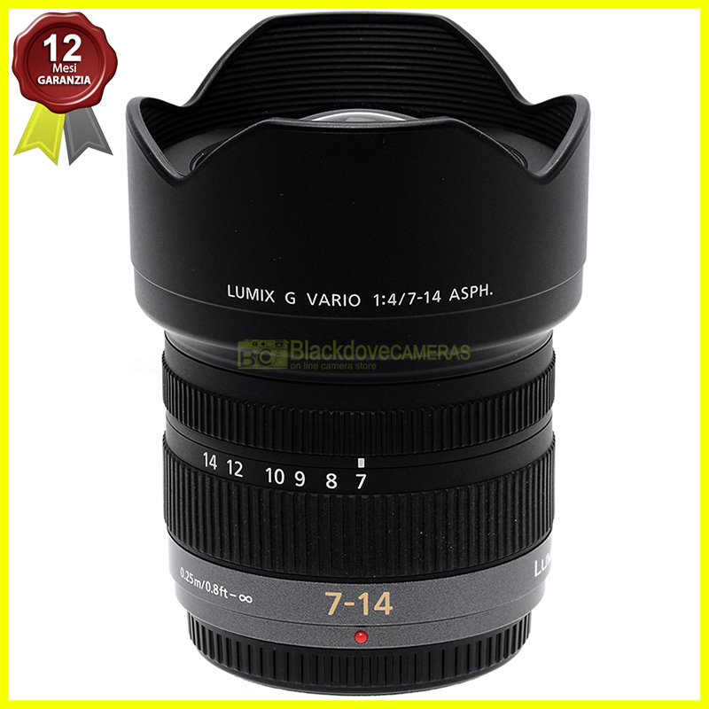 Panasonic Lumix Vario 7/14mm f4 Asph. Obiettivo per fotocamere MFT micro 4/3