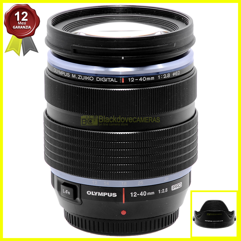 Olympus M. Zuiko 12/40mm f2,8 PRO Black Obiettivo per fotocamere MFT micro 4/3