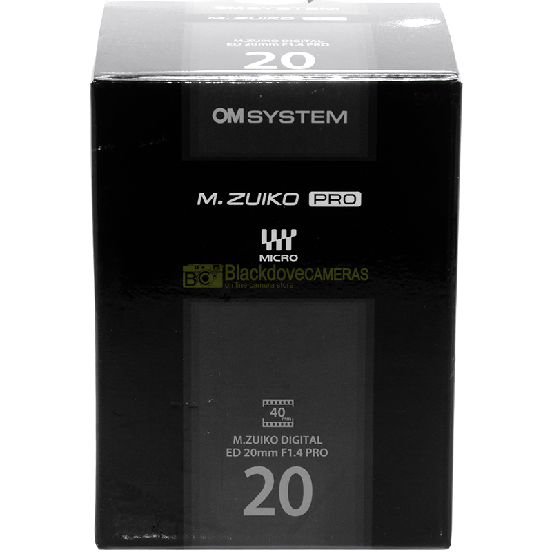 Olympus M. Zuiko 20mm 1,4 PRO Obiettivo per fotocamere MFT micro 4/3. 