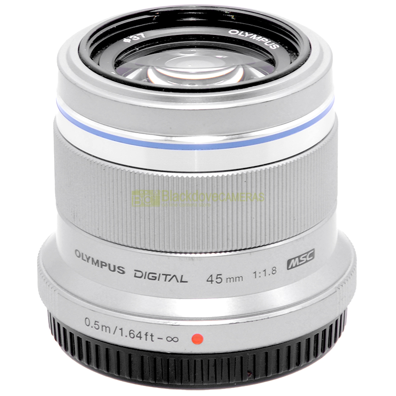 Olympus M Zuiko digital 45mm f1,8 Silver
