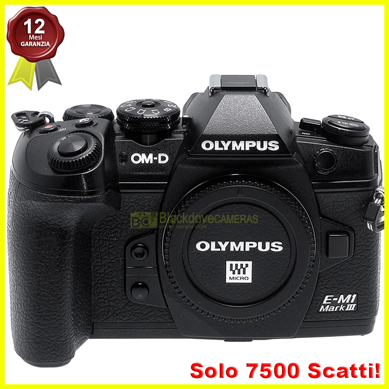 Olympus OM-D E-M1 Mark III body black Fotocamera digitale Mirrorless Micro 4/3 MFT