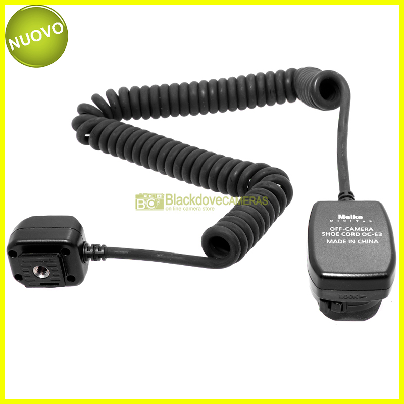 Meike Off camera shoe cord OC-E3 cavo prolunga flash TTL per fotocamere Canon