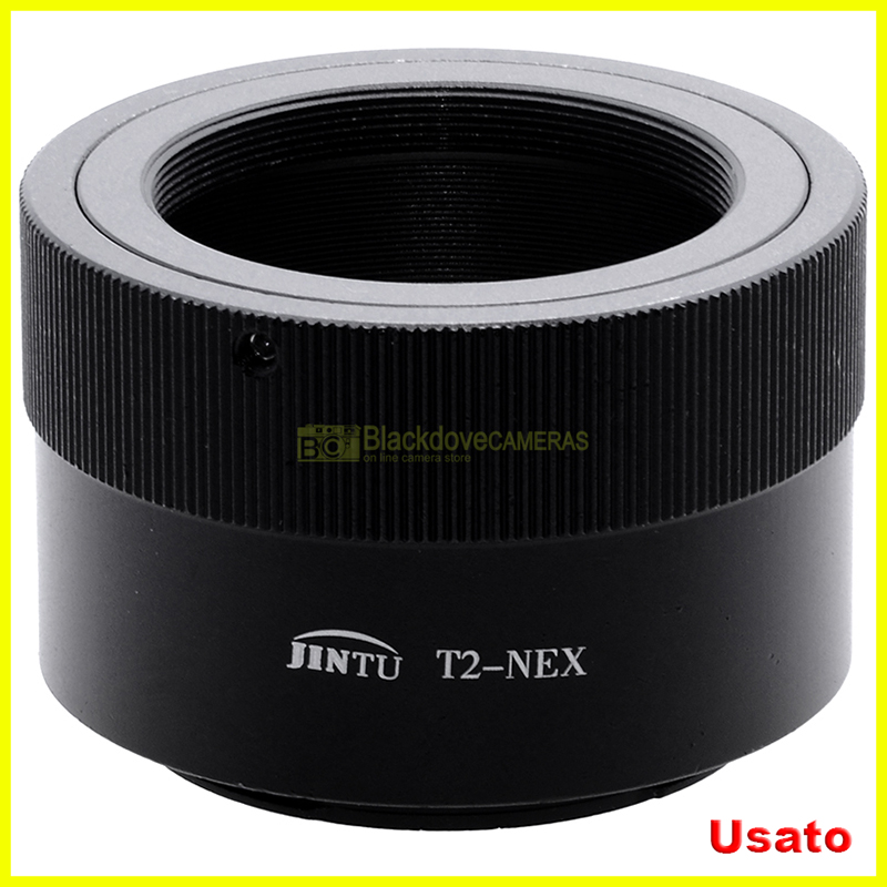 Adapter obiettivi a vite T2 su fotocamere Sony mirrorless E Mount Nex Alpha NEX