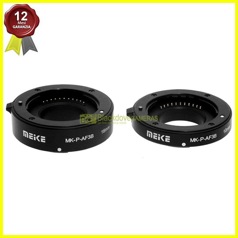 Meike Kit 2 anelli Macro Closeup 10mm 16mm Autofocus per micro 4/3.