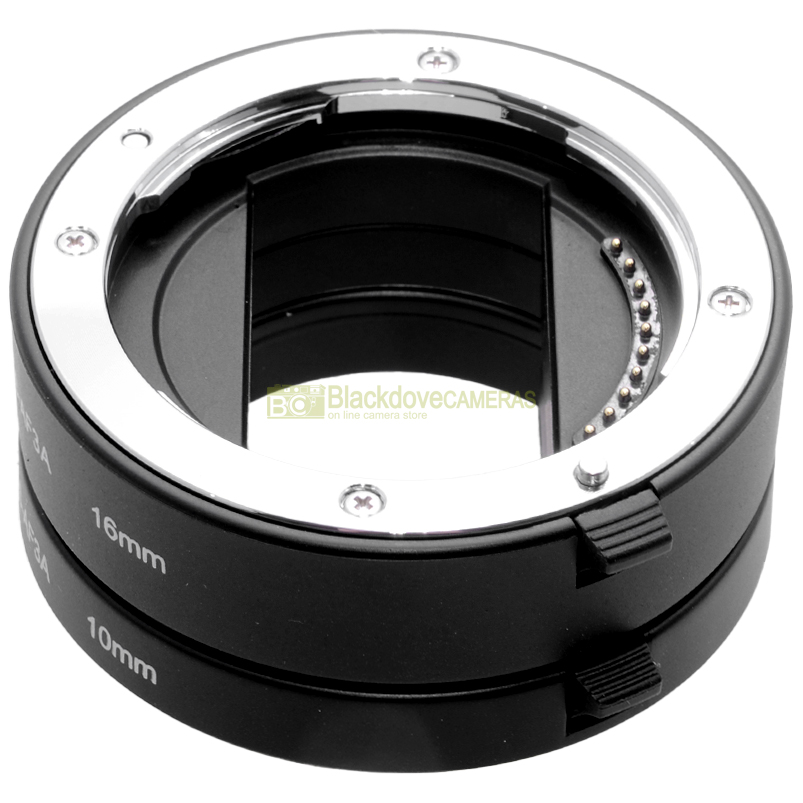 Meike Kit 2 anelli Macro Closeup 10mm. 16mm. Autofocus per Sony E-Mount Extender